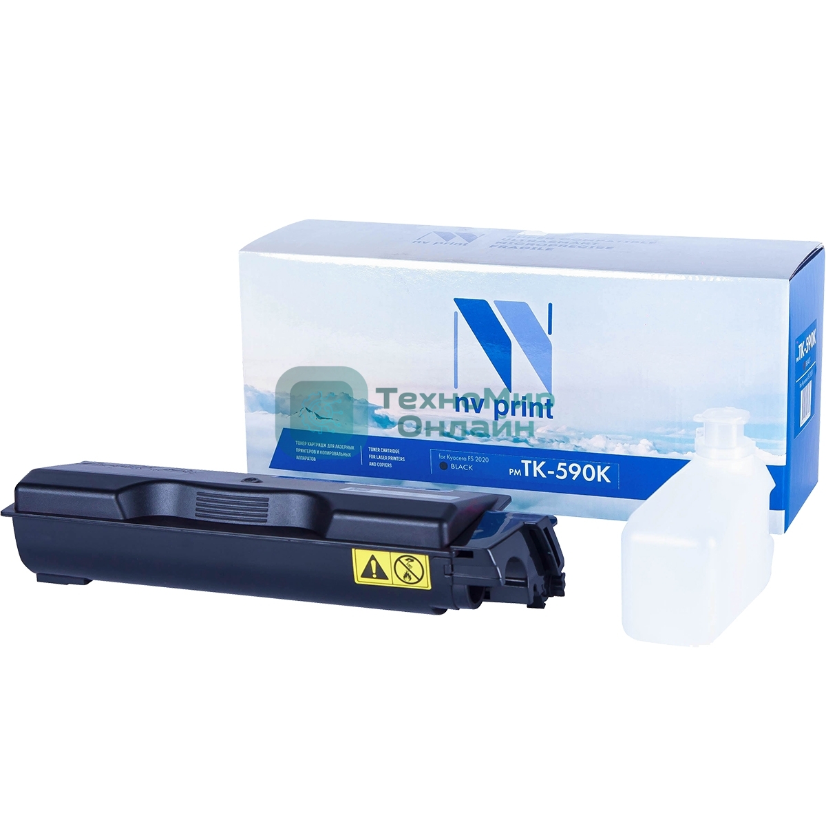 Картридж NVPrint совместимый Kyocera TK-590 черный для FS C2026MFP/C2126MFP/C2526MFP/C2626MFP (7000k)