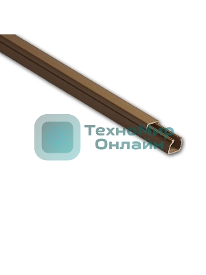 Кабель-канал 16х16 L2000 пластик коричн. Рувинил РКК-16х16-К