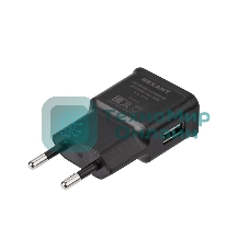 Сетевое зарядное устройство Rexant USB, 5V, 2.1 A, черный