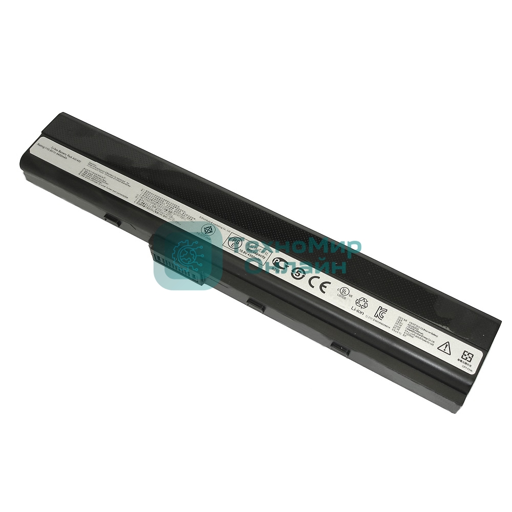 Аккумуляторная батарея для ноутбука Asus A42, A52, K52 4400mAh A32-K52 черный Orig