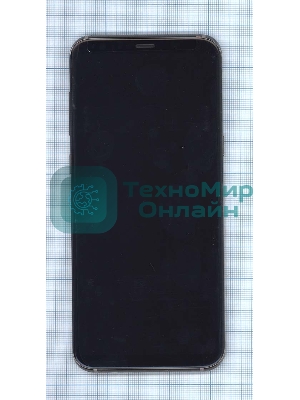 Дисплей для Samsung Galaxy S8 Plus SM-G955F черный с золотой рамкой