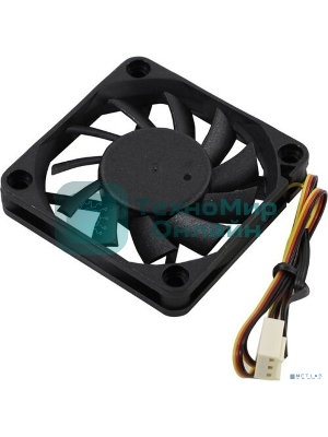 Вентилятор для корпуса ExeGate ExtraSilent ES06010S3P черный, 60 мм, 2000 об/мин, 16 дБ, 3 pin