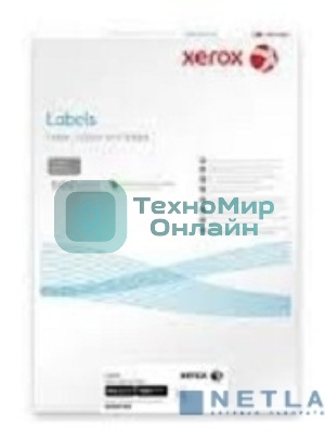 Наклейки Polyester XEROX A3, 150л., белые (Durapaper)для цветной и черно-белой лазерной печати. 