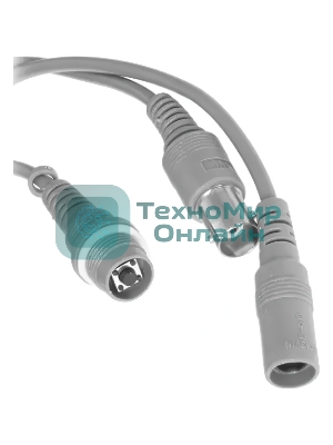 Камера видеонаблюдения аналоговая HiWatch DS-T203A(B) (3.6мм) 3.6-3.6мм HD-TVI цв. корп.:белый