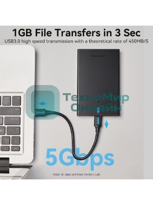 Внешний корпус Vention для HDD/SSD 2.5