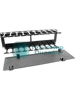 Органайзер кабельный горизонтальный с пластиковыми пальцами 19