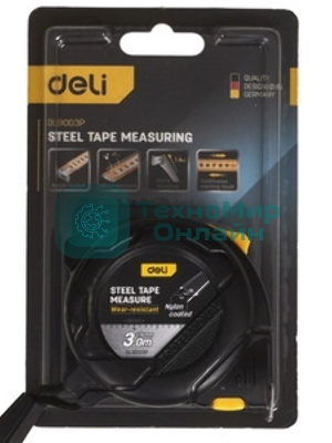 Рулетка Deli DL9003P 3мx16мм