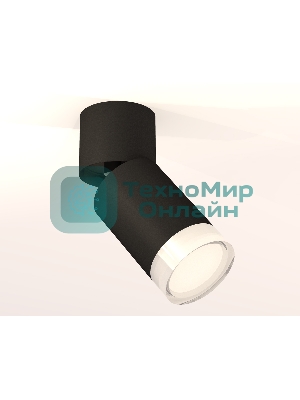 Светильник Ambrella Light XM6313080 SBK/FR/CL черный песок/белый матовый/прозрачный MR16 GU5.3 (A2221, C6313, N6241)