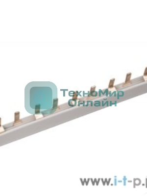 Шина IEK YNS21-1-063-22-12 соединительная типа PIN (12 штырей) 1Р 63А 22 см IEK