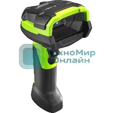 Сканер штрих-кода ручной Zebra DS3608 (DS3608-ER3U4602ZVW) 2D Imager (дальнобойный), проводной, USB, RS-232 (COM порт, Serial), зеленый/черный