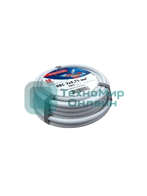 Провод соединительный ПВС Rexant 3x0,75 мм², белый, длина 10 метров, ГОСТ 7399-97