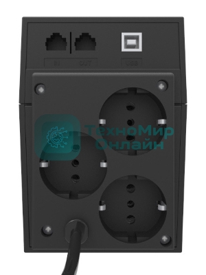 Источник бесперебойного питания Powercom RPT-800AP EURO 480W USB