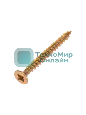 Саморез универсальный Kranz 3х30, желтый цинк, пакет (1000 шт/уп)