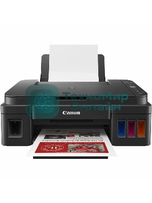 МФУ струйное Canon PIXMA G3410 (2315C009), A4, цветное, печ. 8.8 стр/мин (ч/б) 5 стр/мин (цвет), скан. до 19 стр/мин., 4800x1200 dpi (принтер) 1200х600 dpi (сканер), USB, Wi-Fi