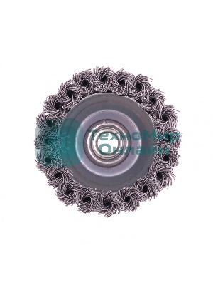 Щетка Matrix для УШМ Heavy Duty, 80 мм, М14, Чашка, крученая проволока 0,5 мм