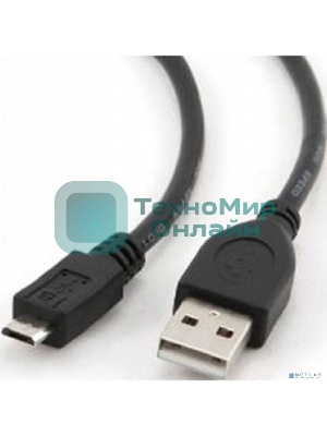 Кабель USB2.0 Pro Cablexpert CCP-mUSB2-AMBM-10, AM/microBM 5P, 3м, экран, черный, пакет