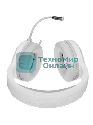 Гарнитура Redragon Mento белый, проводная, USB / 2 x mini jack 3.5 мм, подсветка