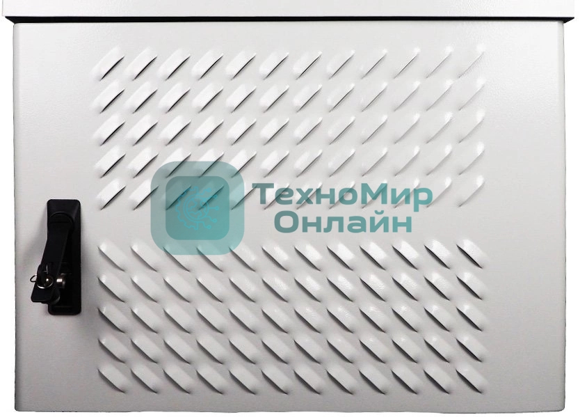 Шкаф уличный всепогодный укомплектованный настенный ЦМО ШТВ-НН, IP54, 9U, корпус: сталь нержавеющая, 500х600х500 мм (ВхШхГ), серый