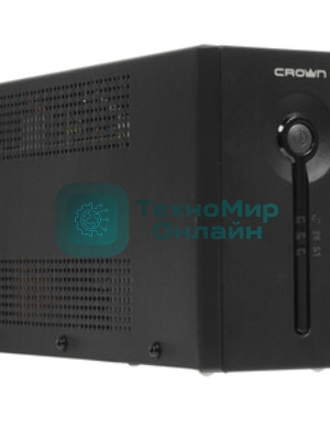 Источник бесперебойного питания Crown CMU-SP650COMBO/650 ВА/390 Вт/2 х CEE 7 (евророзетка), 3 x IEC 320 C13 (компьютерная)