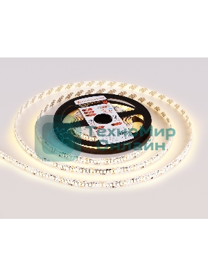 Светодиодная лента Ambrella light GS1401 2835 240Led/ 17W m/ 12V IP20 3000K/ 5000*10*1.2mm (2 конт.)
