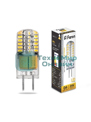 Лампа светодиодная Feron LB-422 3W 12V G4 2700K