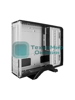 Компьютерный корпус ExeGate EX268688RUS Компьютерный корпус MiniITX ExeGate MI-207 Black, miniITX/mATX, (M300, 80мм), 2хUSB, Audio