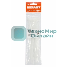 Хомут-стяжкa нeйлонoвая Rexant 200x3,6 мм, белая, упаковка 25 шт.