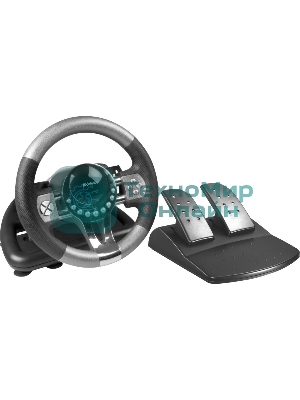 Игровой руль Defender FORSAGE 12 кн+2перекл.+1перекл. 8-ми позиц., USB