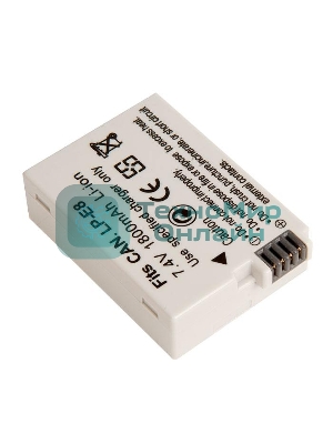 Аккумуляторная батарея для фотоаппарата Canon EOS 550D 7,4V 1800mAh Li-ion