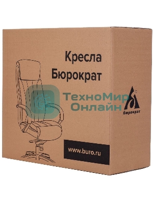 Кресло Бюрократ T-9927SL черный, кожа