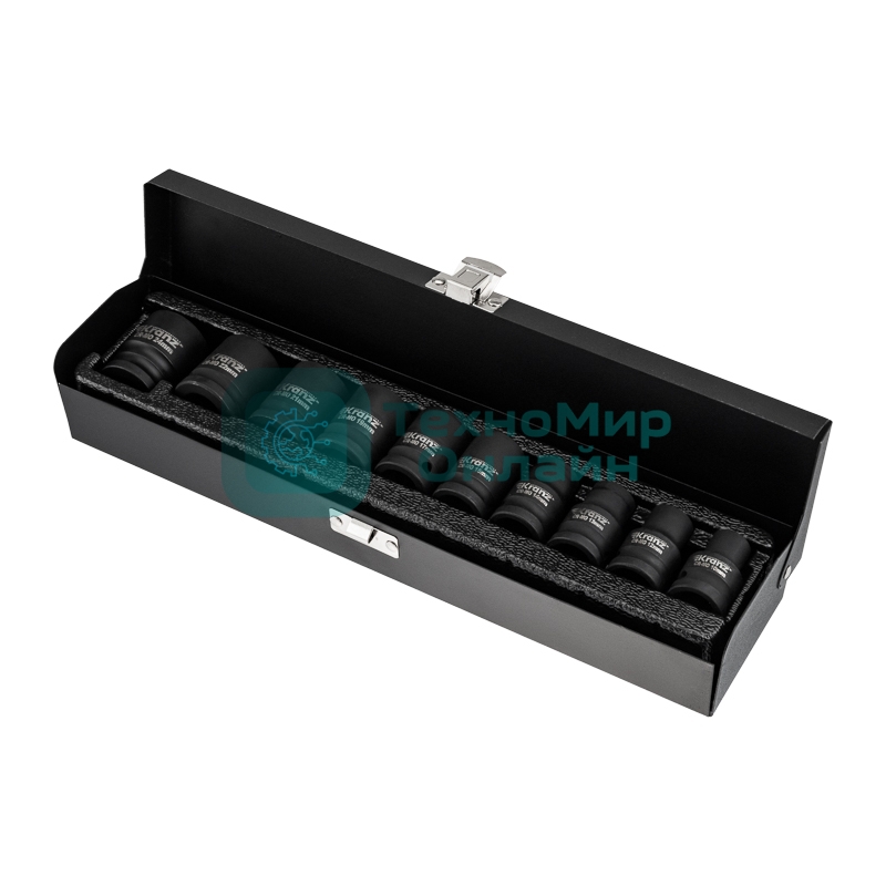 Набор шестигранных ударных торцевых головок Kranz 1/2