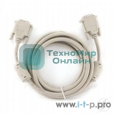 Кабель DVI-D single link Gembird, 3м, 19M/19M экран, феррит.кольца, пакет