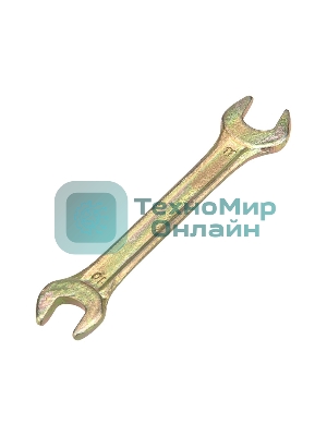 Ключ гаечный рожковый Rexant 10х11 мм, желтый цинк