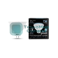 Лампа светодиодная Gauss LED MR16 GU5.3 7W 630lm 4100K 1/10/100