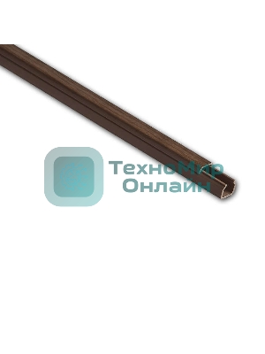 Кабель-канал 12х12 L2000 пластик дуб (темн. основа) Рувинил РКК-12х12-08М