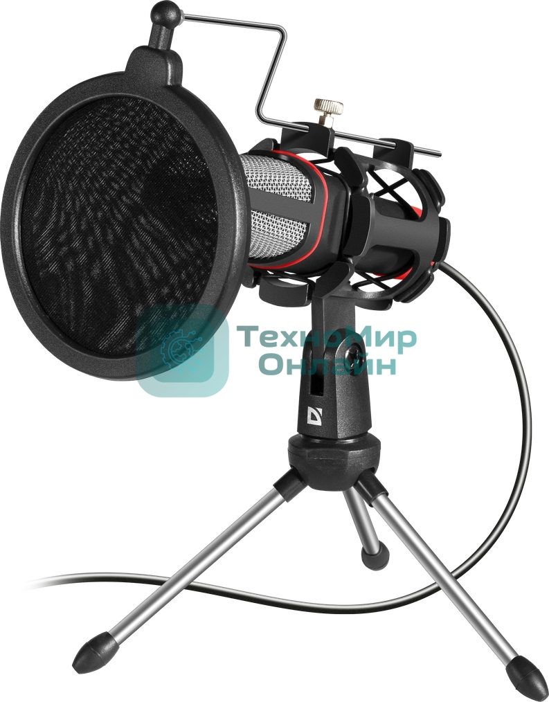 Микрофон Defender Forte GMC 300 3,5 мм, провод 1.5 м