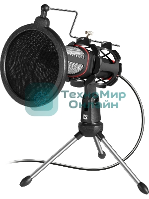 Микрофон Defender Forte GMC 300 3,5 мм, провод 1.5 м