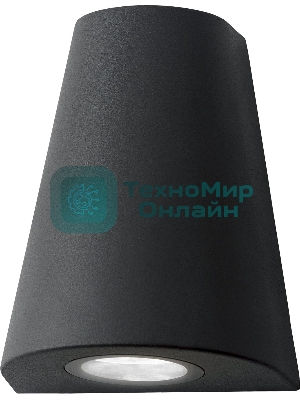 Светильник Gauss Sigma садово-парковый настенный архитектурный, 2xGU10, 125x88x156мм, 170-240V/50Hz, 2xMax.35W, IP54, 1/30