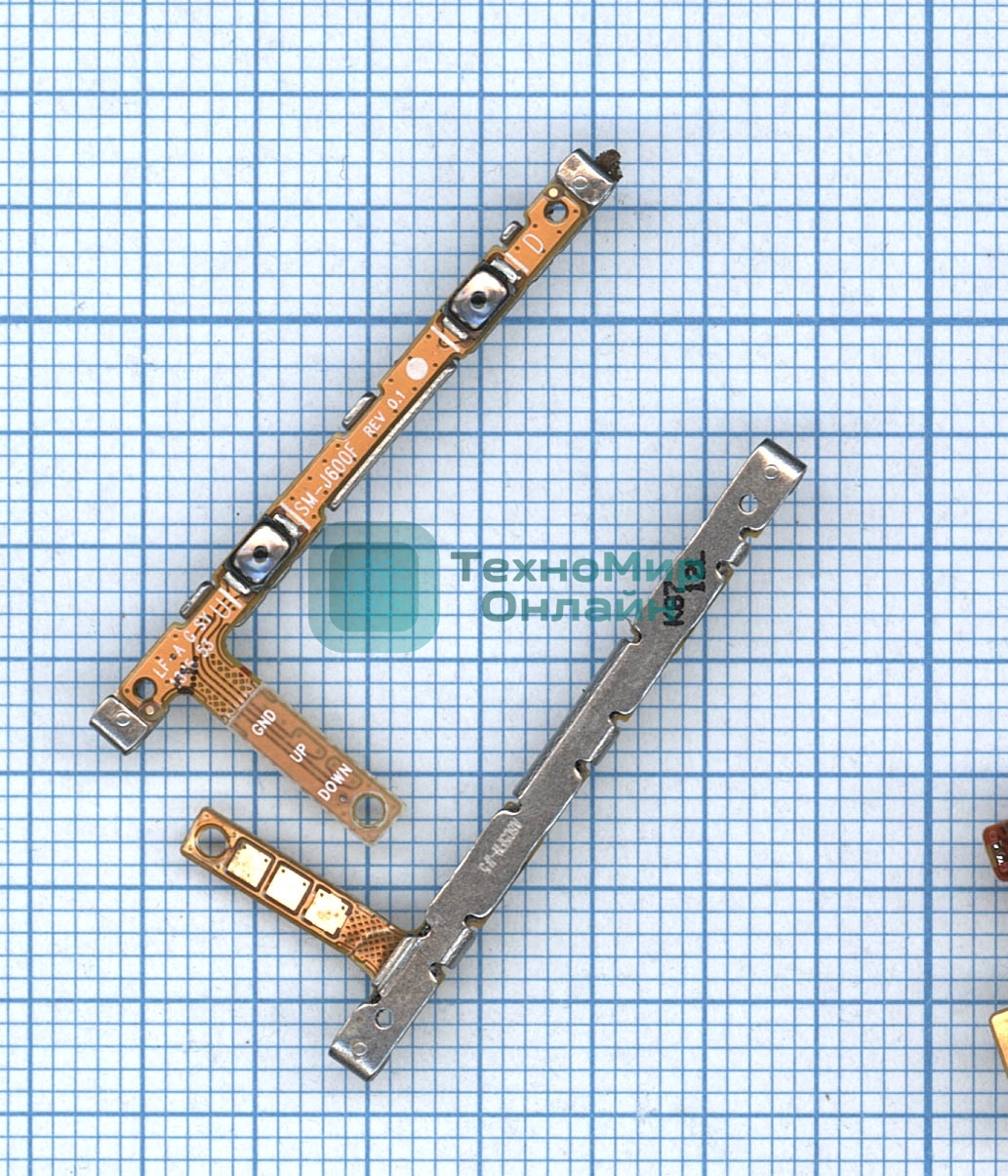 Шлейф кнопки громкости для Samsung A6 Plus 2018
