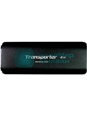 Внешний SSD Patriot Transporter, 4TB, USB 3.2 Gen 2 Type-A/Type-C, R/W 1000/1000, черный