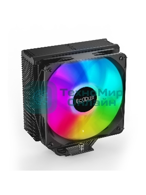 Кулер PCCooler Paladin EX400 ARGB черный 120мм алюминий+медь 1800rpm 28,6db 180W 157мм