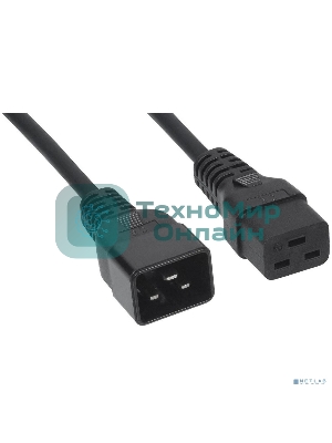 Шнур сетевой Rexant IEC 320 C19 – IEC 320 C20 3x1,5мм², 3м