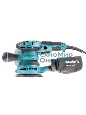 Эксцентриковая шлифовальная машина Makita BO5041 ЭШМ,300Вт,ф125мм,4000-12000об\м,ампл-2.8мм,1.4кг,кор,п\сборник,доп.рукоятка