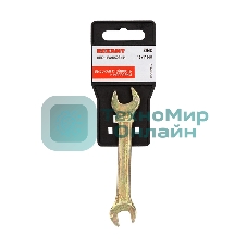 Ключ гаечный рожковый Rexant 10х11 мм, желтый цинк