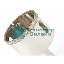 Сверло алмазное Matrix по керамограниту, 55 х 67 мм, 3-гранный хвостовик