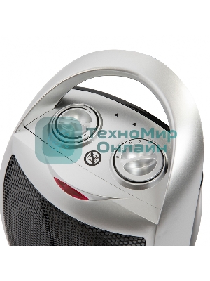 Тепловентилятор MTX FHC-1500, серый, 750/1500 Вт, 15 м2, термостат