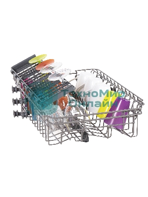 Посудомоечная машина Maunfeld MWF08B, белый, 44.8 см, 9 компл., 49 дБ, класс A++