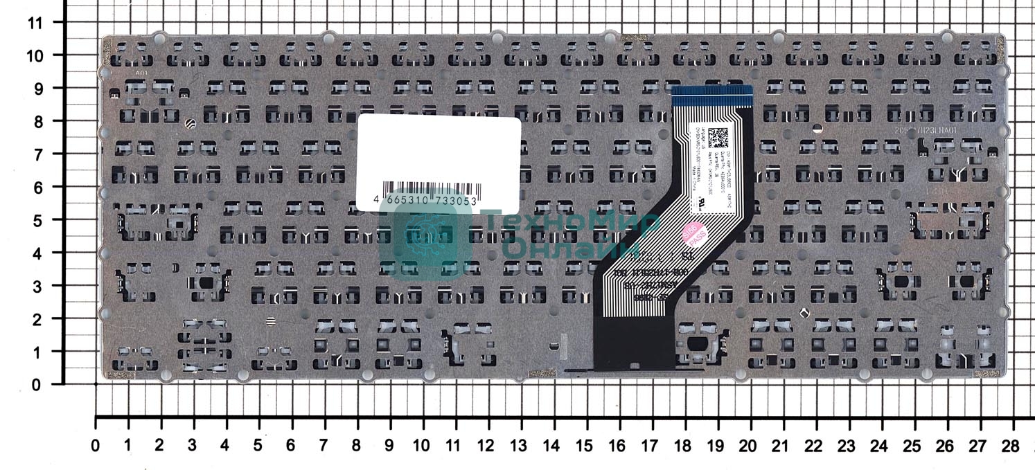 Клавиатура для ноутбука Asus NovaGo TP370QL черная