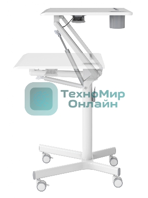 Стол для ноутбука Cactus VM-FDS101B столешница МДФ белый 70x52x107см (CS-FDS101WWT)