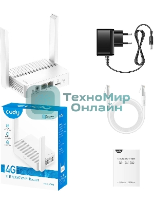 Маршрутизатор CUDY N300 Wi-Fi 4G LTE Cat4 Router